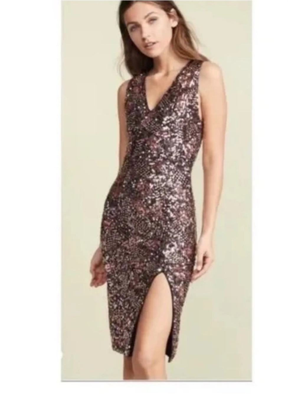 Alice + Olivia Natalie Sequins Dress